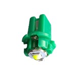 Led bec 1 smd 3030 super bright, soclu T5 B8.3D pentru bord, de culoare verde